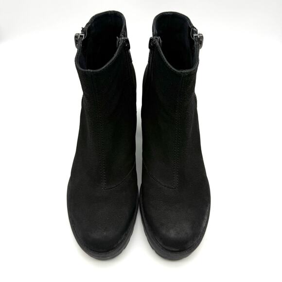 Vagabond Grace Nubuck Double Zipper Ankle Boot Black EU 38 US 7 - Picture 2 of 16
